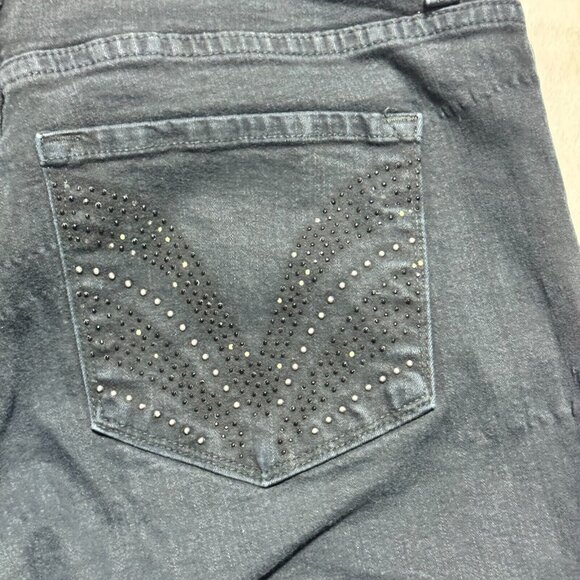 Not Your Daughters Jeans Black Bootcut NYDJ Womens Size 12 - Made in USA - Picture 9 of 16